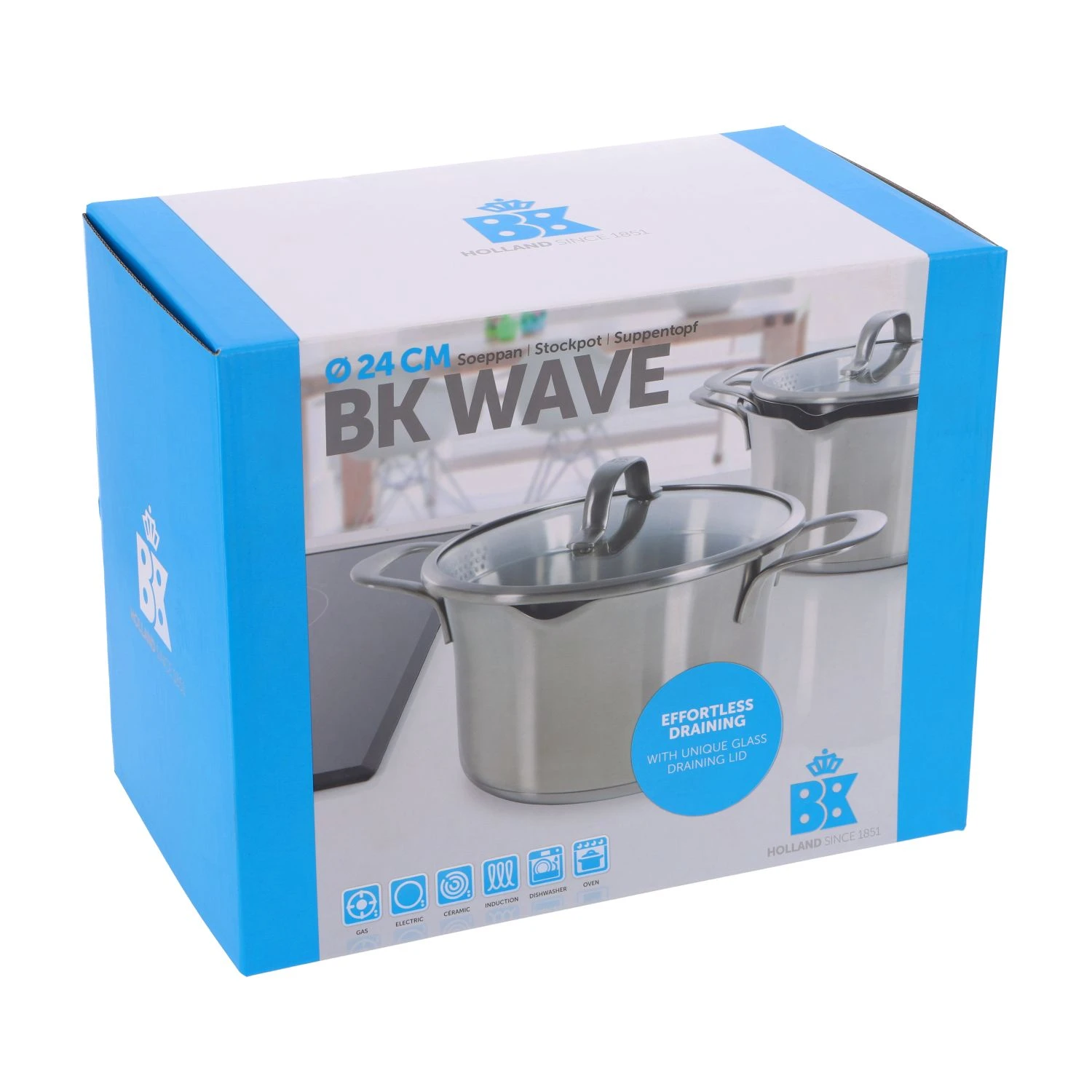 BK Soeppan Wave 24 Cm 5 BK Soeppan Wave 24 Cm - Afbeelding 5