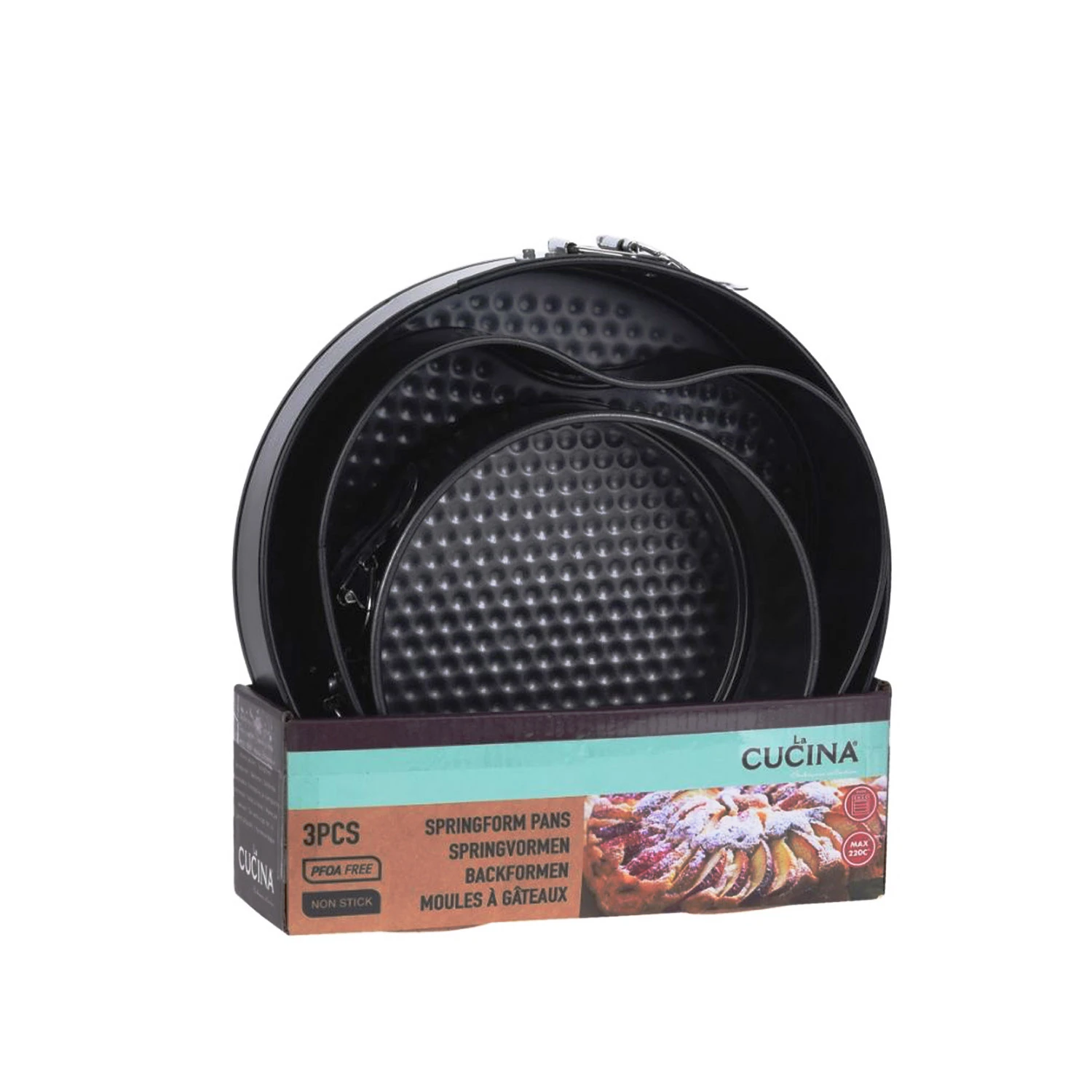La Cucina Springvormset 3-delig 2 La Cucina Springvormset 3-delig - Afbeelding 2