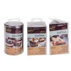 Merkloos Bakringen Set Van 4 3 Assorti Vormen -Patisse Verkoop 101 5517 4