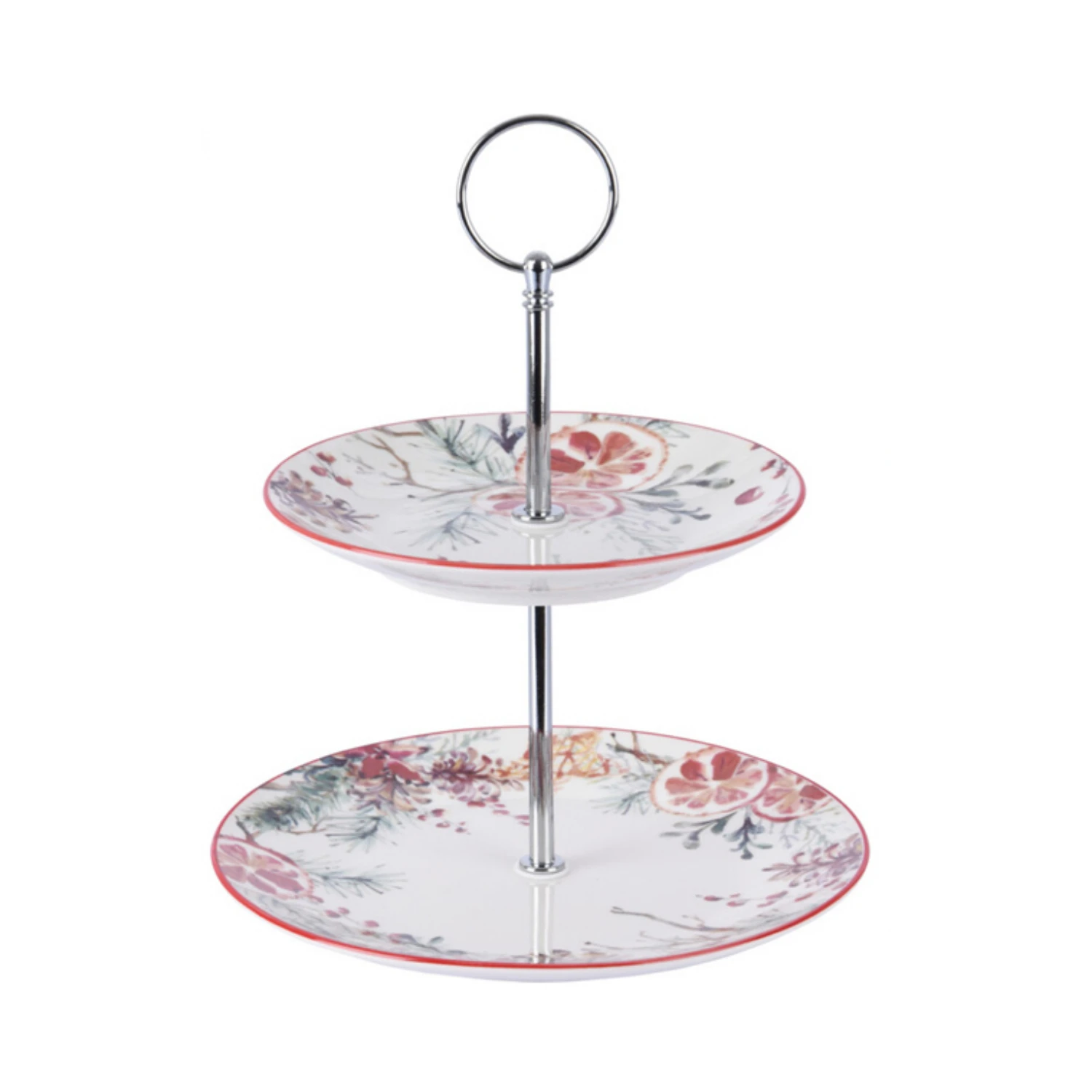 Excellent Houseware Etagere 2-laags Porselein 2 Assorti 1 Excellent Houseware Etagere 2-laags Porselein 2 Assorti