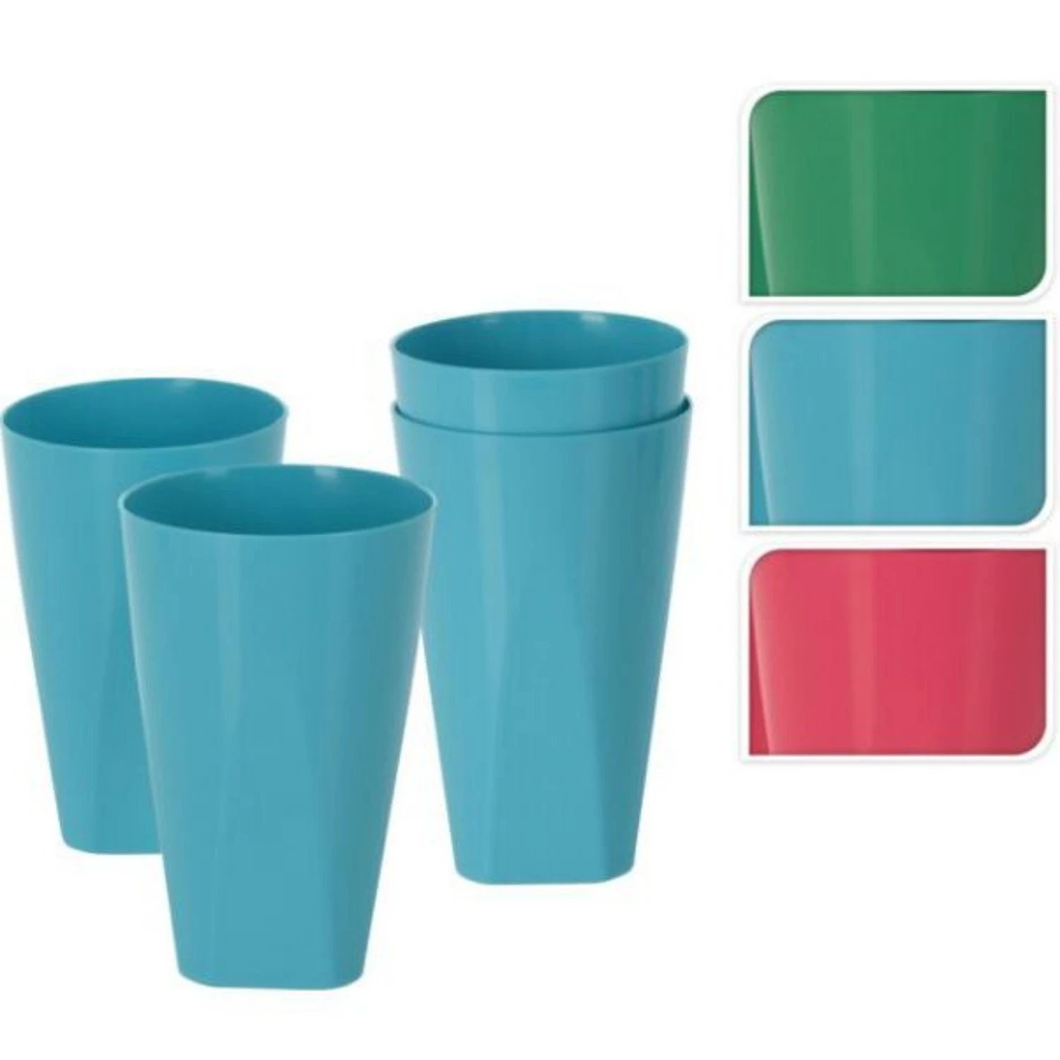 Excellent Houseware Schenkkan Met 4 Glazen 3 Assorti 3 Excellent Houseware Schenkkan Met 4 Glazen 3 Assorti - Afbeelding 3