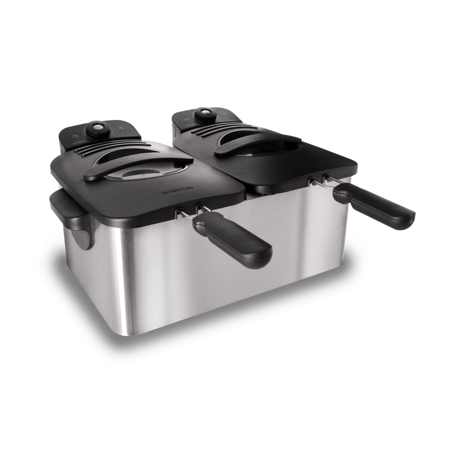 Inventum Friteuse Dubbel GF461 2 X 2,5 L RVS 1800W 1 Inventum Friteuse Dubbel GF461 2 X 2,5 L RVS 1800W