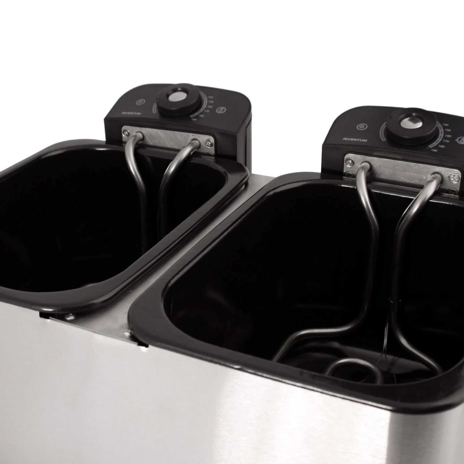 Inventum Friteuse Dubbel GF461 2 X 2,5 L RVS 1800W 2 Inventum Friteuse Dubbel GF461 2 X 2,5 L RVS 1800W - Afbeelding 2