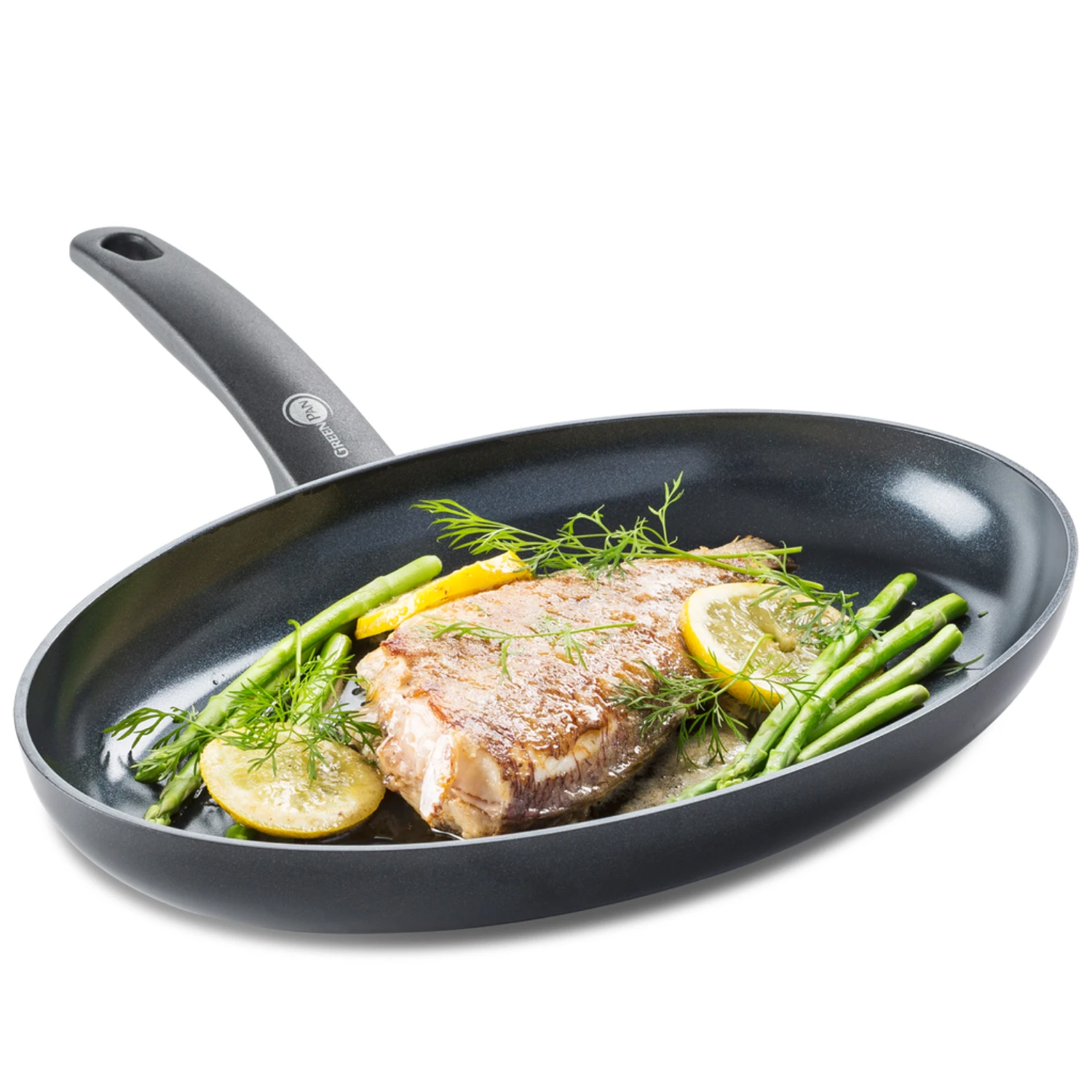 GreenPan Cambridge Black Vispan 32 Cm 2 GreenPan Cambridge Black Vispan 32 Cm - Afbeelding 2