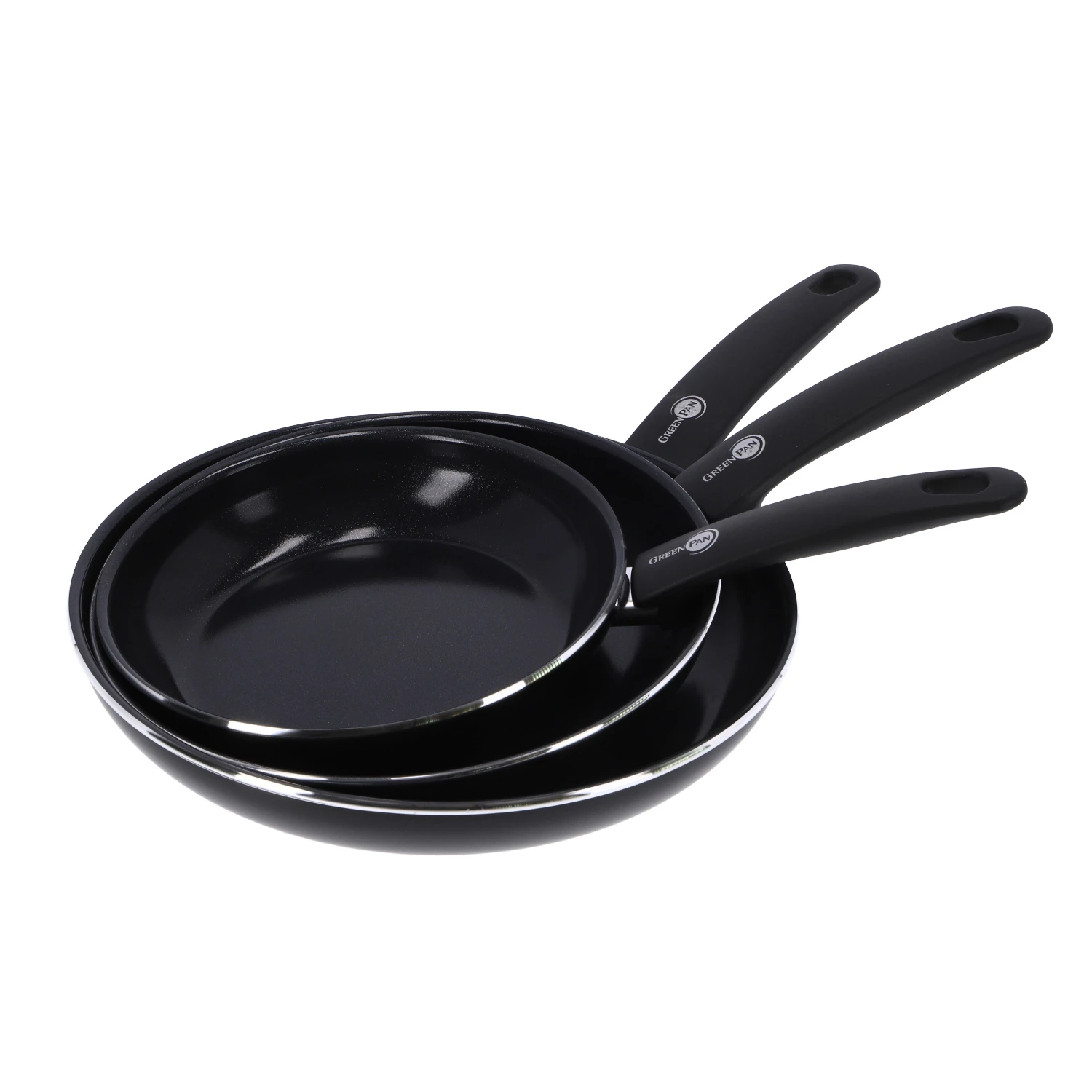 Greenpan Cambridge Black Koekenpan Set 3 Stuks20 Cm, 24 Cm En 28 Cm 3 Greenpan Cambridge Black Koekenpan Set 3 Stuks20 Cm, 24 Cm En 28 Cm - Afbeelding 3