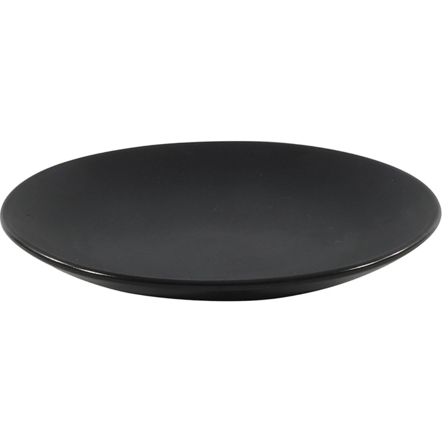 Bord 21cm Mat Zwart 1 Bord 21cm Mat Zwart