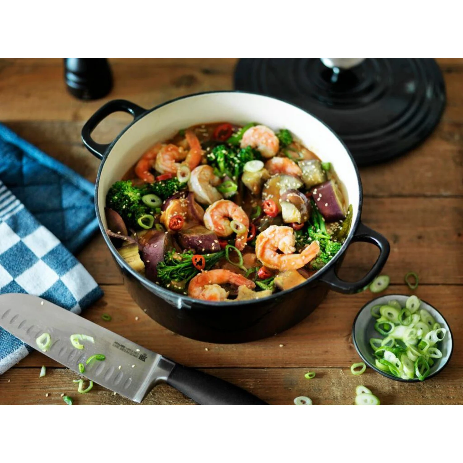 BK Bourgogne Braadpan Ø28 Cm Pitch Black 2 BK Bourgogne Braadpan Ø28 Cm Pitch Black - Afbeelding 2