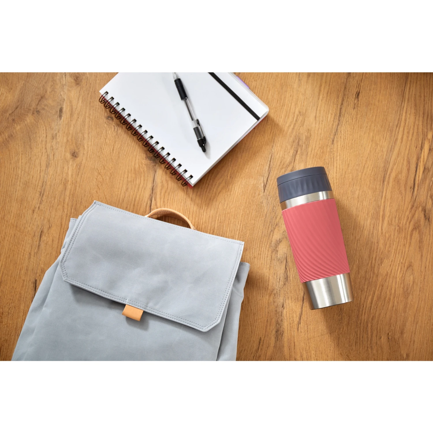 Tefal Travel Mug EasyTwist Isoleerbeker Koraalrood 8 Tefal Travel Mug EasyTwist Isoleerbeker Koraalrood - Afbeelding 8