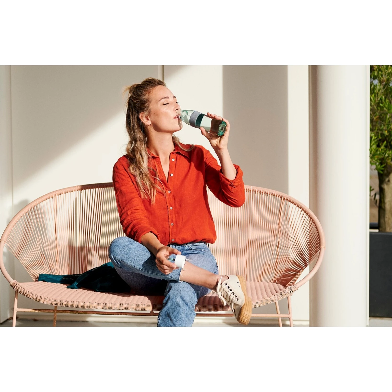 Mepal Ellipse Waterfles 0,7 L Nordic Denim 2 Mepal Ellipse Waterfles 0,7 L Nordic Denim - Afbeelding 2