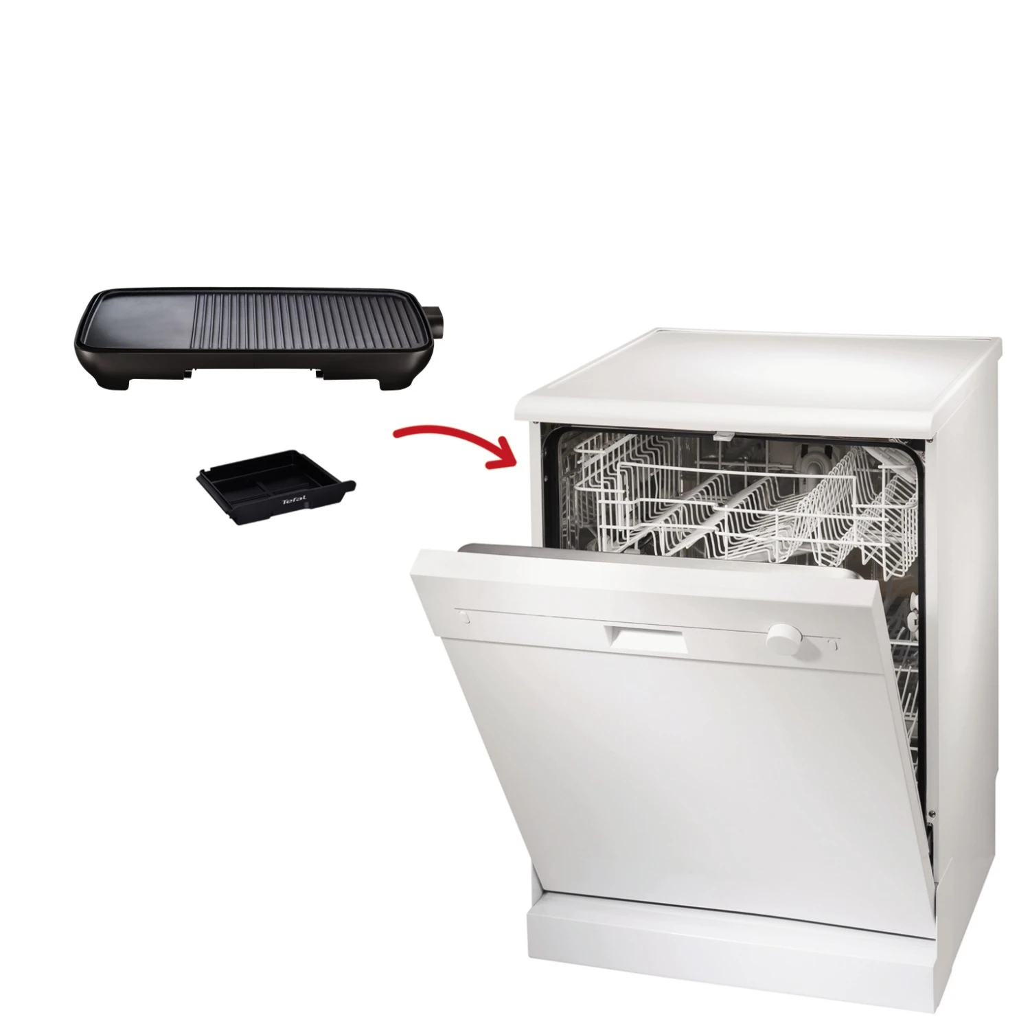 Tefal Bak- En Grillplaat Plancha Compact 7 Tefal Bak- En Grillplaat Plancha Compact - Afbeelding 7