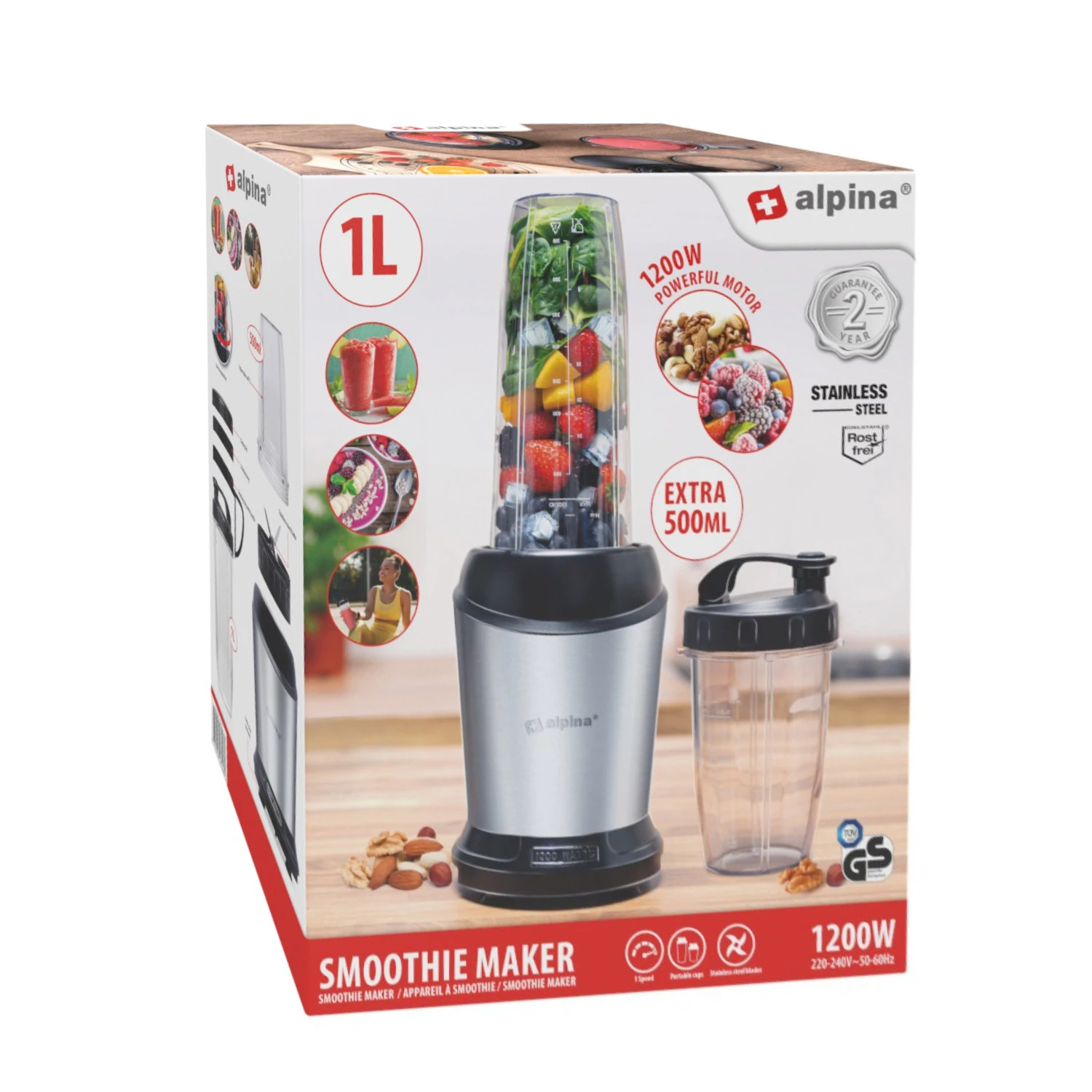 Alpina Smoothie Maker 220-240V 1 Alpina Smoothie Maker 220-240V