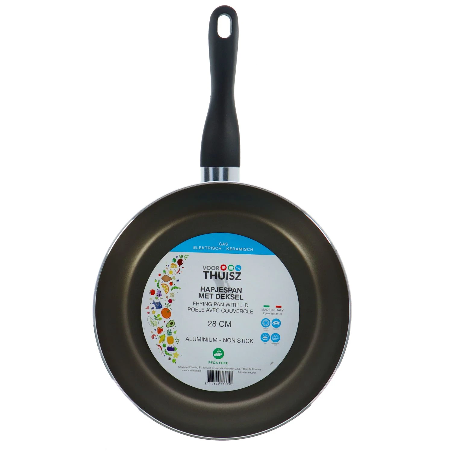 Thuisz Lugano Hapjespan Met Deksel Ø28 Cm 4 Thuisz Lugano Hapjespan Met Deksel Ø28 Cm - Afbeelding 4