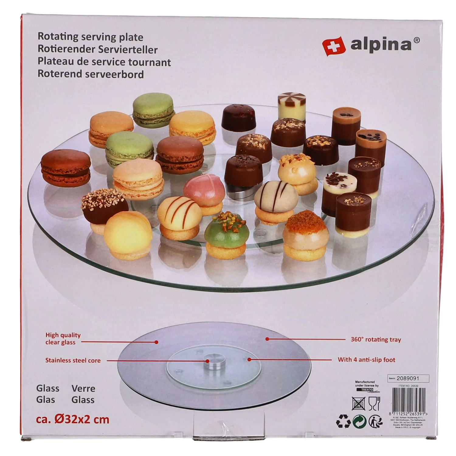 Alpina Serveerschaal Roterend 1 Alpina Serveerschaal Roterend